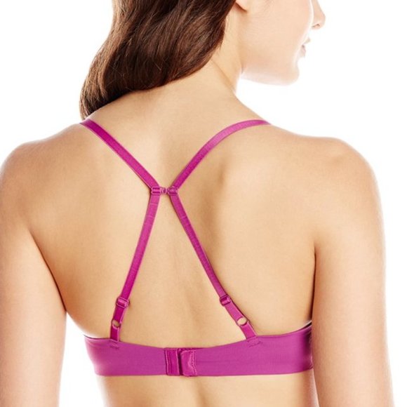 B.Tempt'd by WACOAL B. Classic Push Up Contour U/W Bra 953201 Sz 32B -Purple NWT - Picture 3 of 3